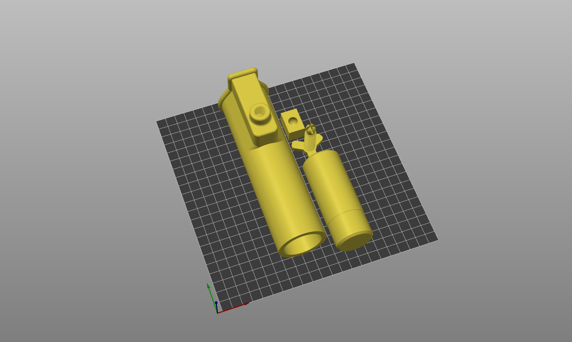 Golf Trolley Umbrella Holder Extension by techdragon157 Download free