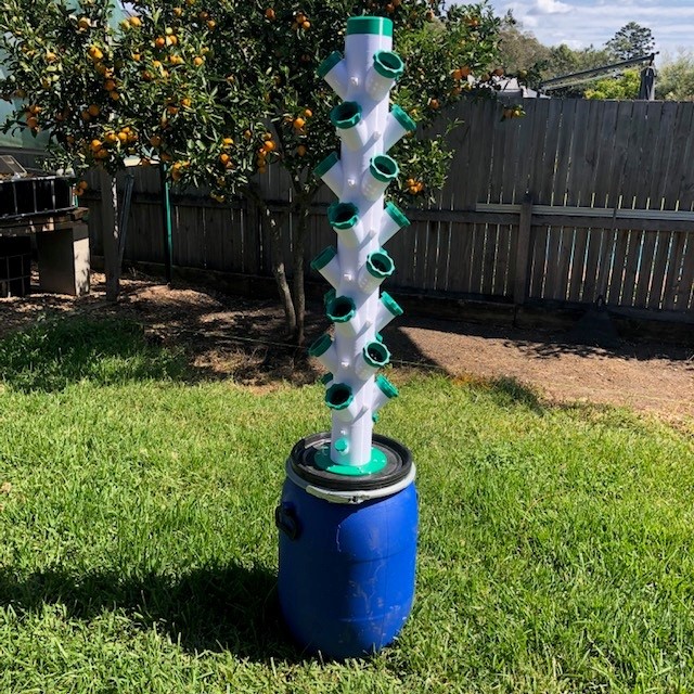 Modular Hydroponics Tower addons by Ross Download free STL model