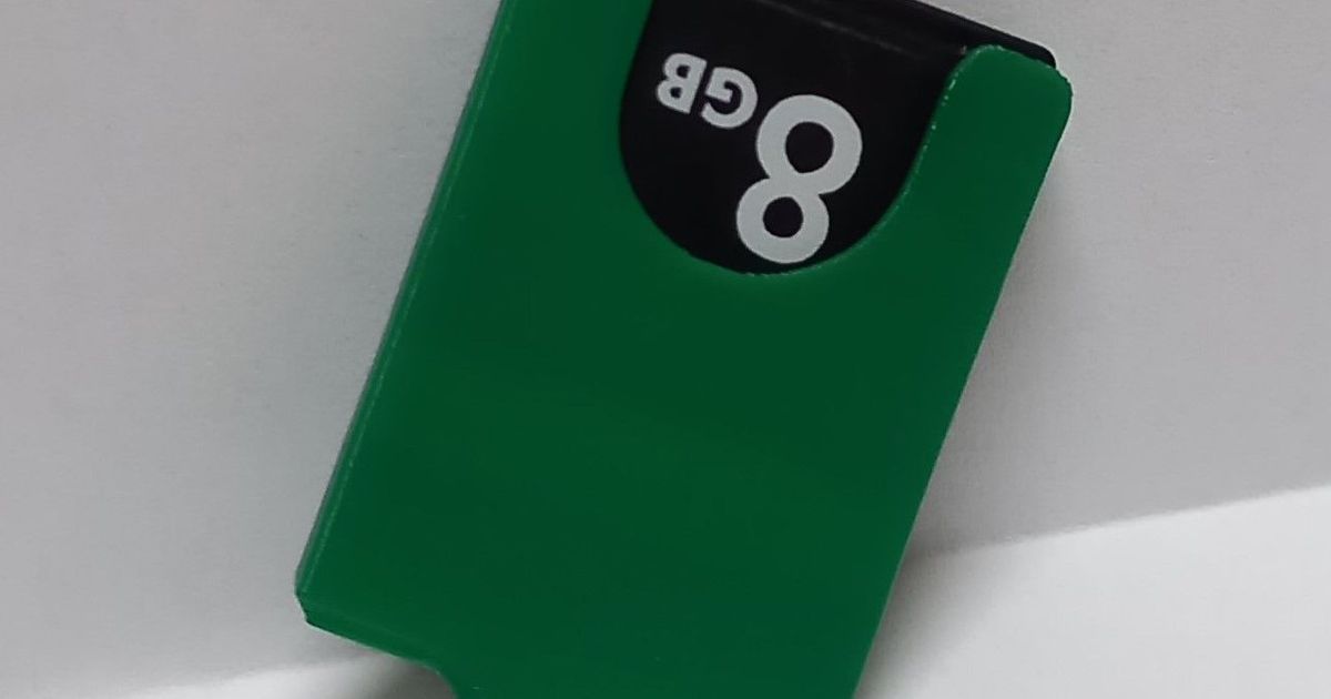 Easy Access SDCard Keychain (TPU) by Simon M. Download free STL