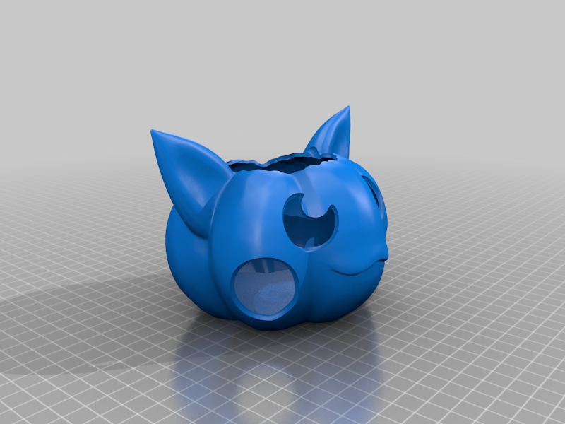 Miniatura 3 do modelo 3D PUMPKINACHU