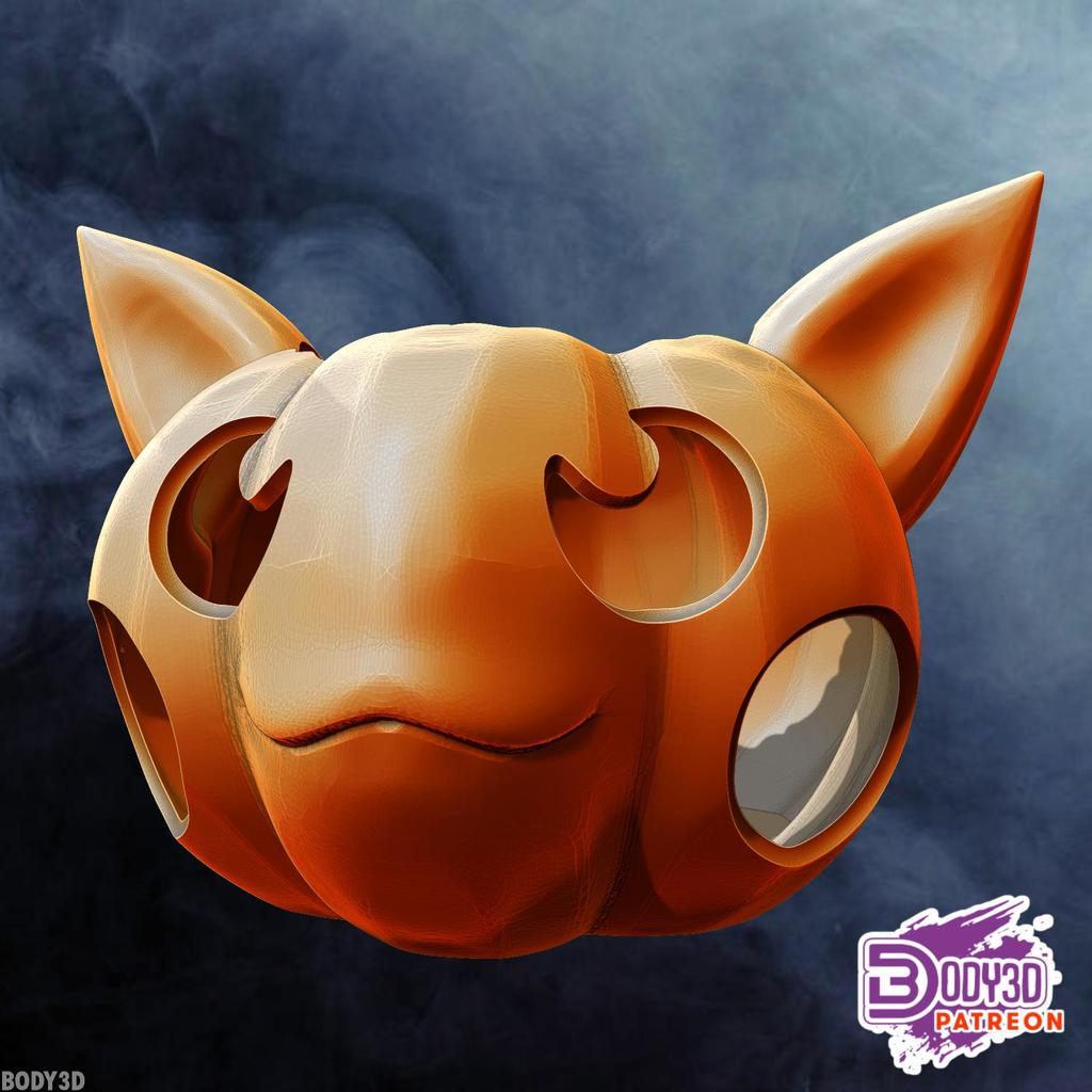 Miniatura 2 do modelo 3D PUMPKINACHU