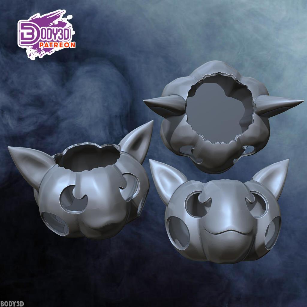 Miniatura 4 do modelo 3D PUMPKINACHU