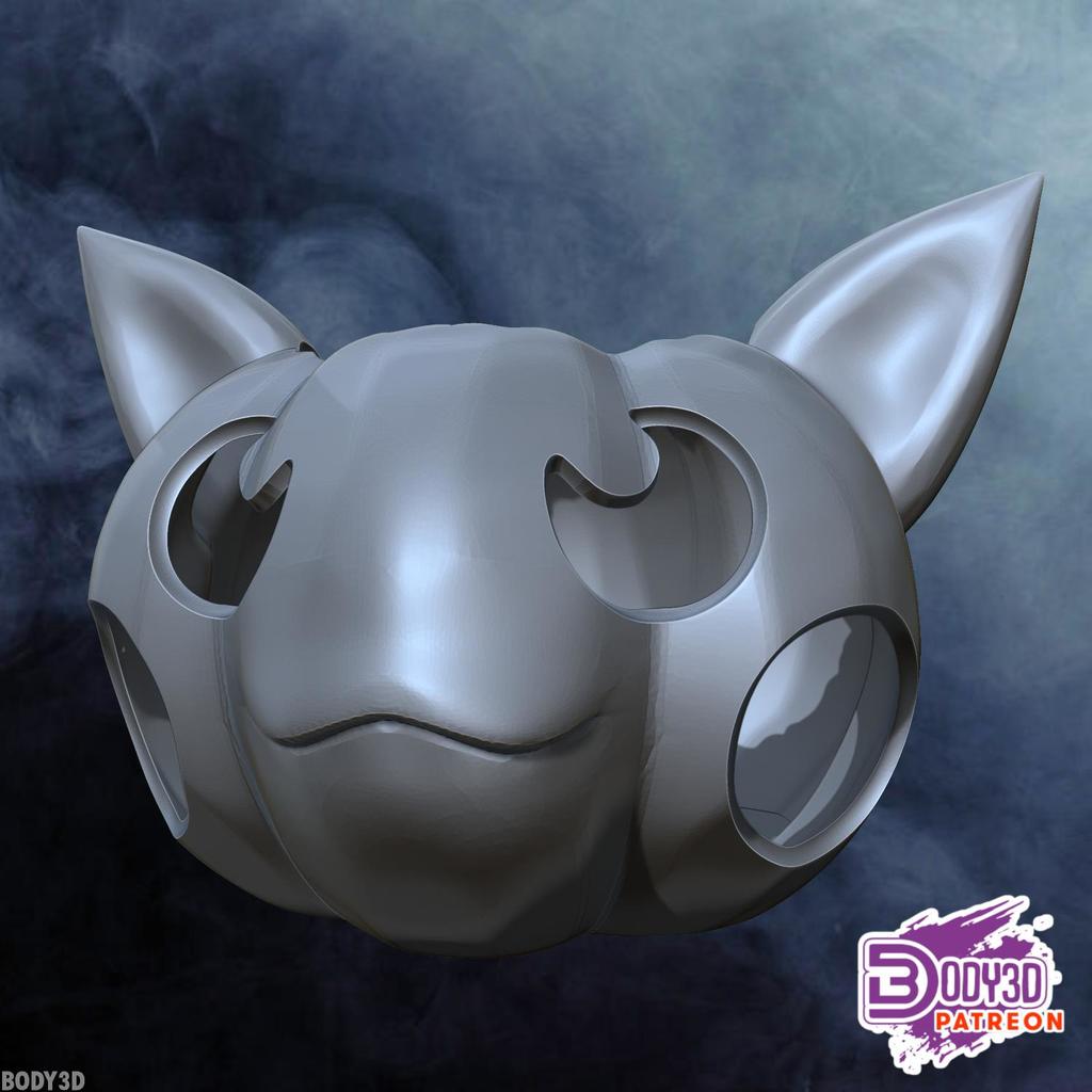 Miniatura 5 do modelo 3D PUMPKINACHU