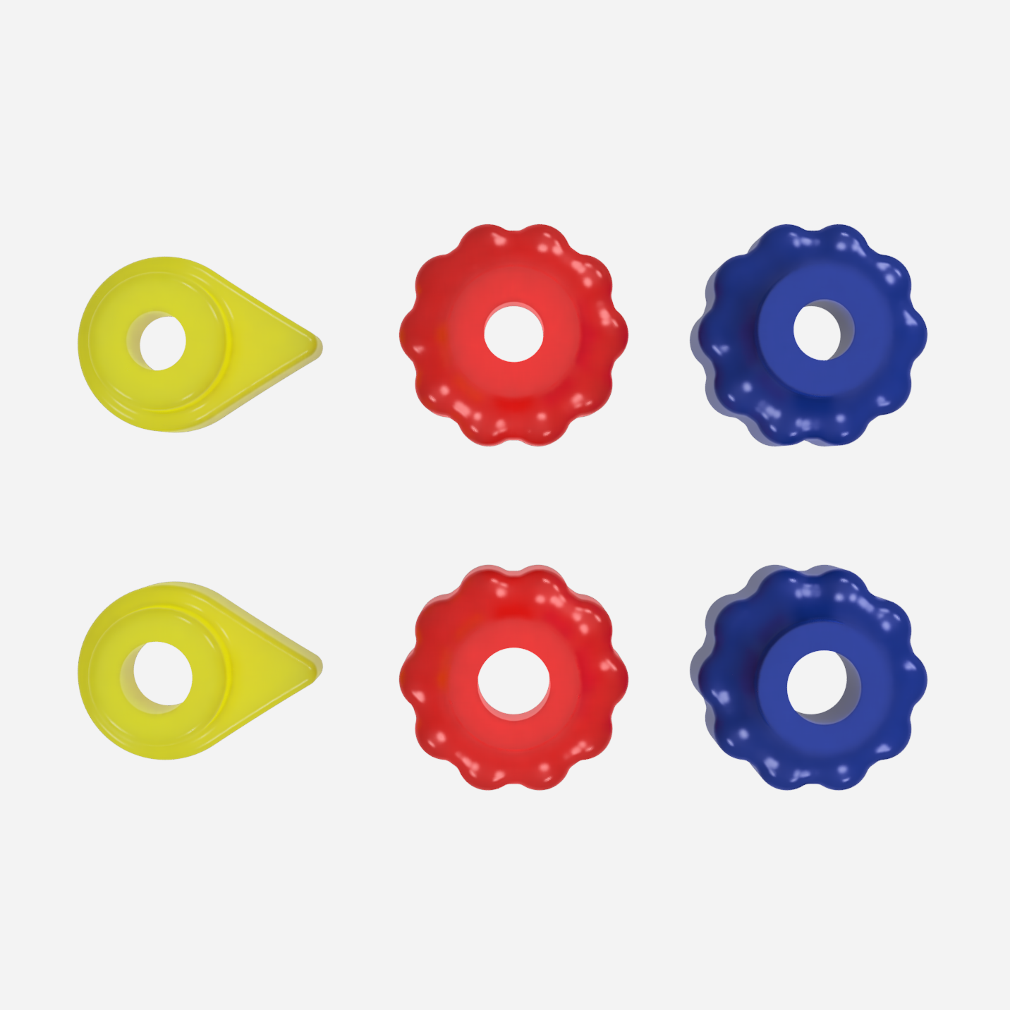 Miniatura 4 do modelo 3D M5/M6 Knobs