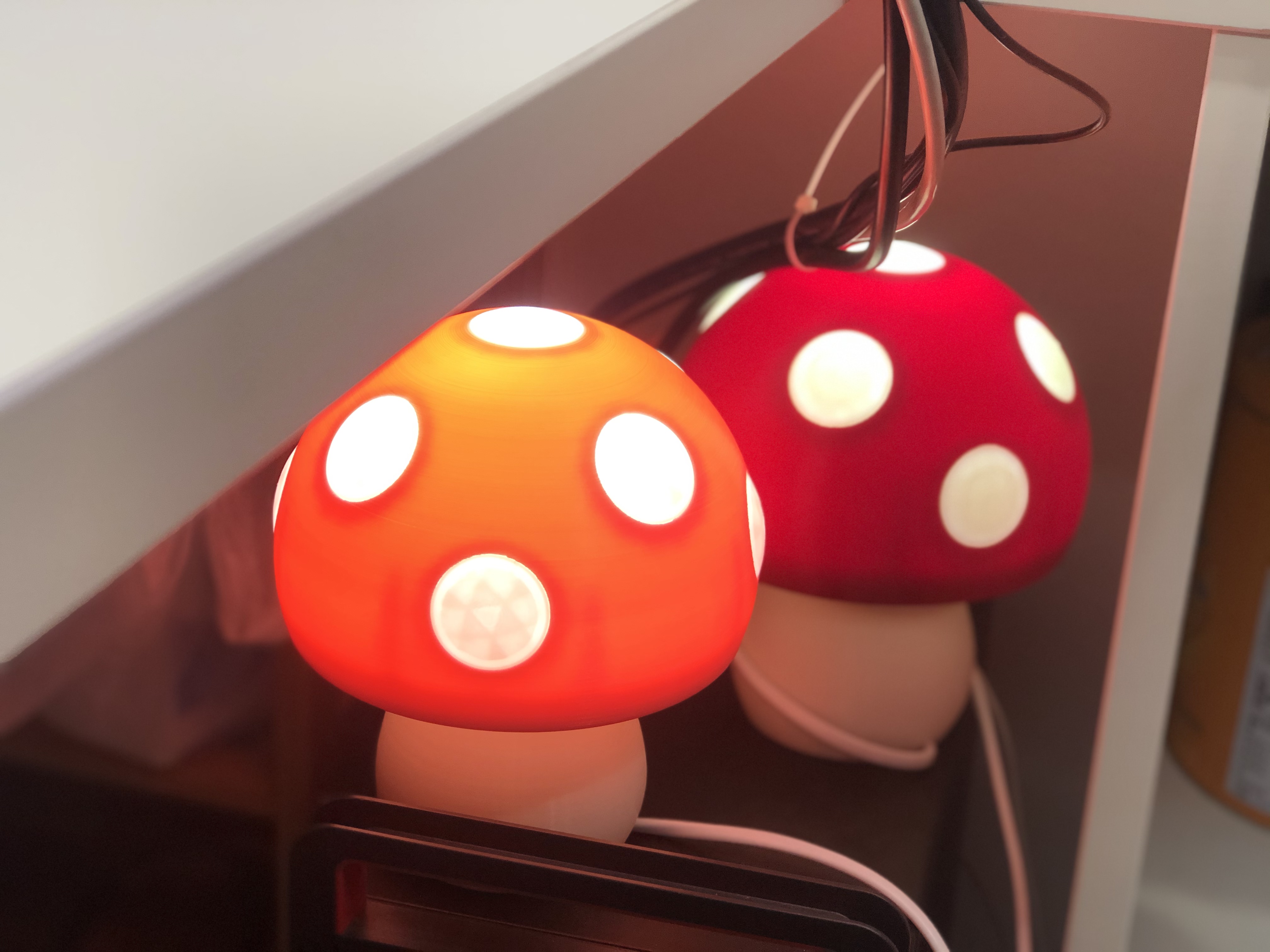 Mushroom Lamp by wuguigui, Download free STL model