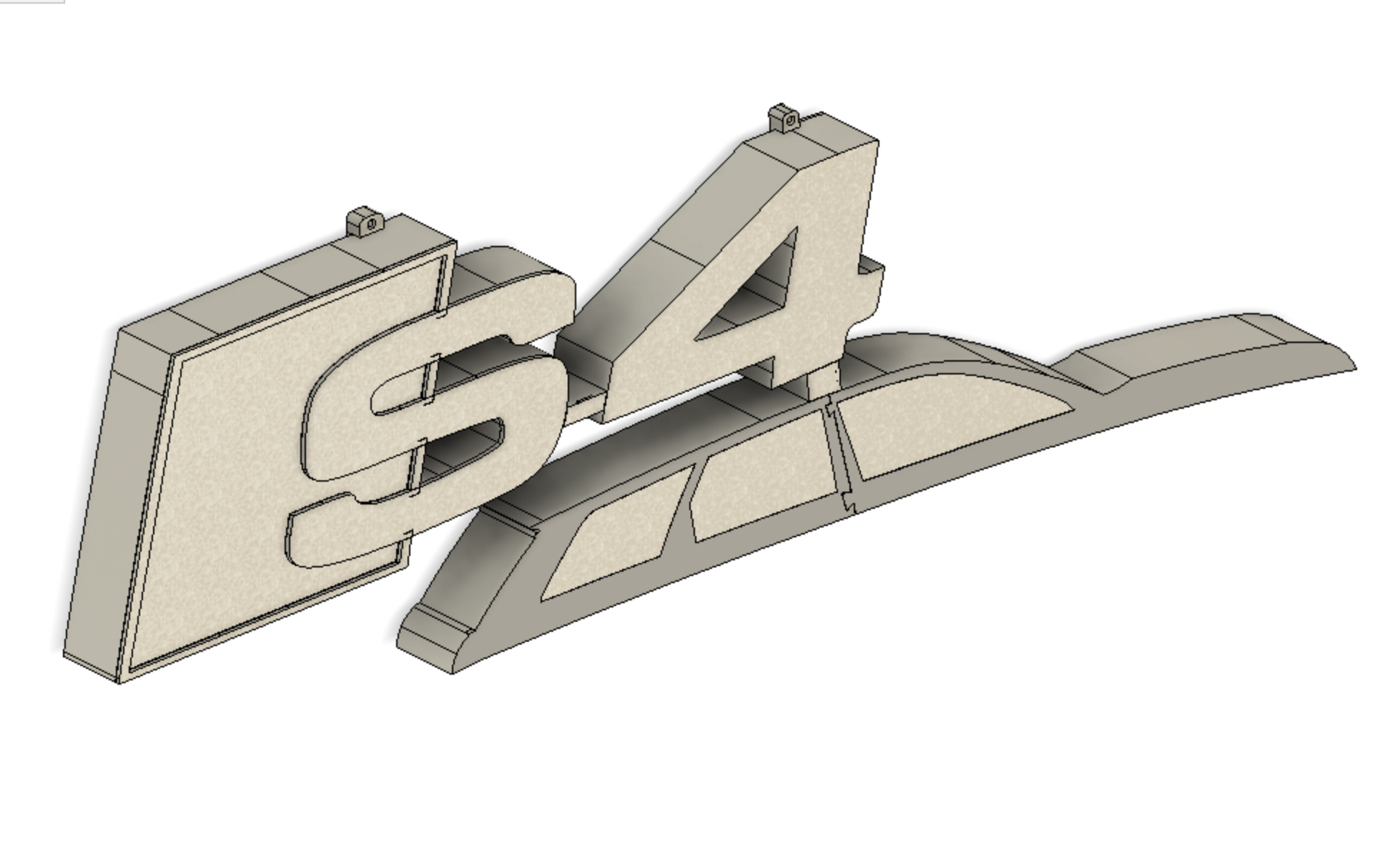 S4 Avant Lighted Logo