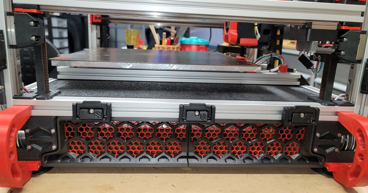 Voron 2.4r2 300 Side Skirts With Honeycomb Mesh By NikosSprocket ...