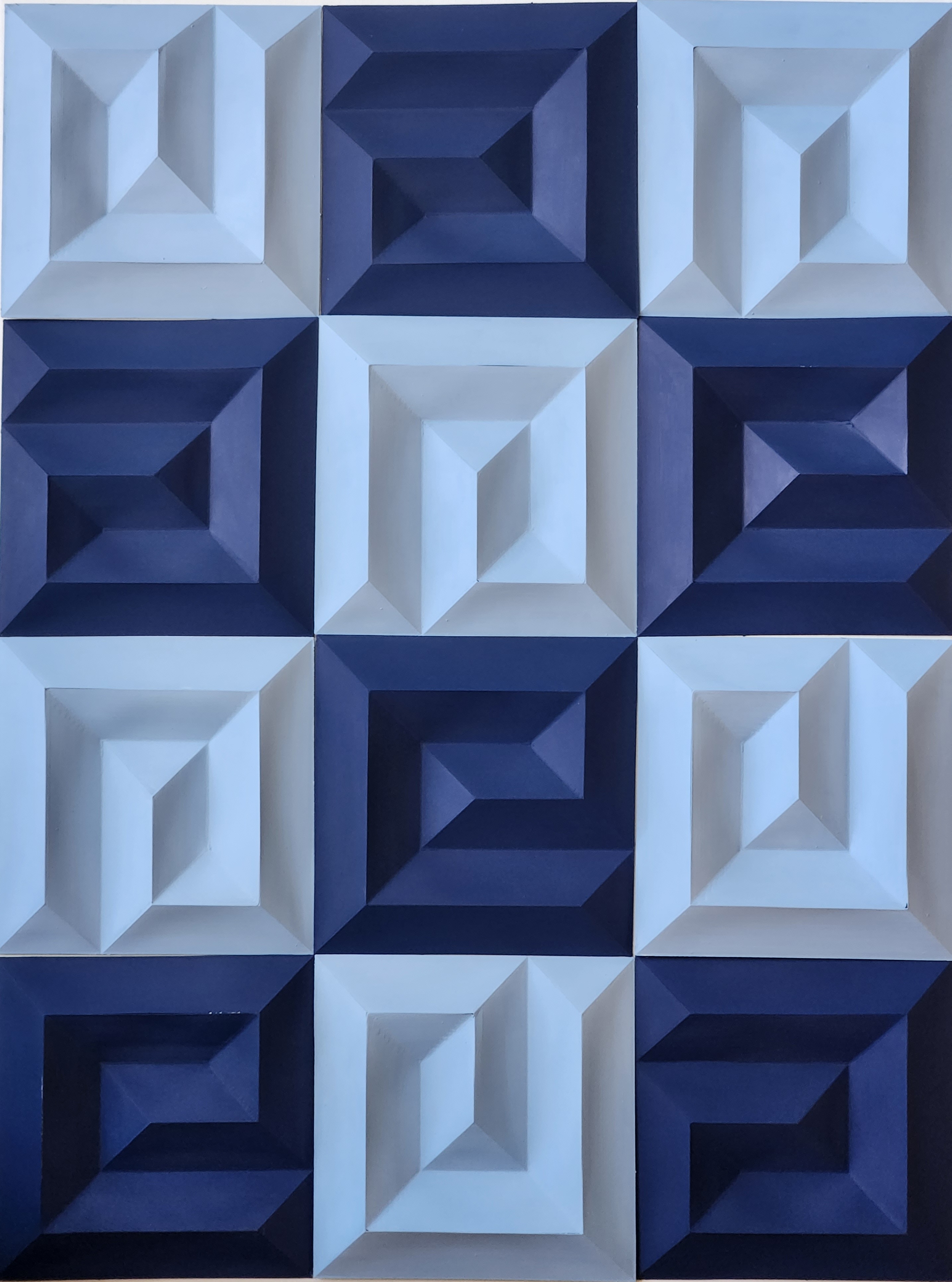 3D Tiles Wall Art by meltingkulfi Download free STL model