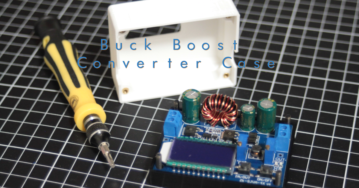 Buck Boost Converter Case by SteveW91 Download free STL model