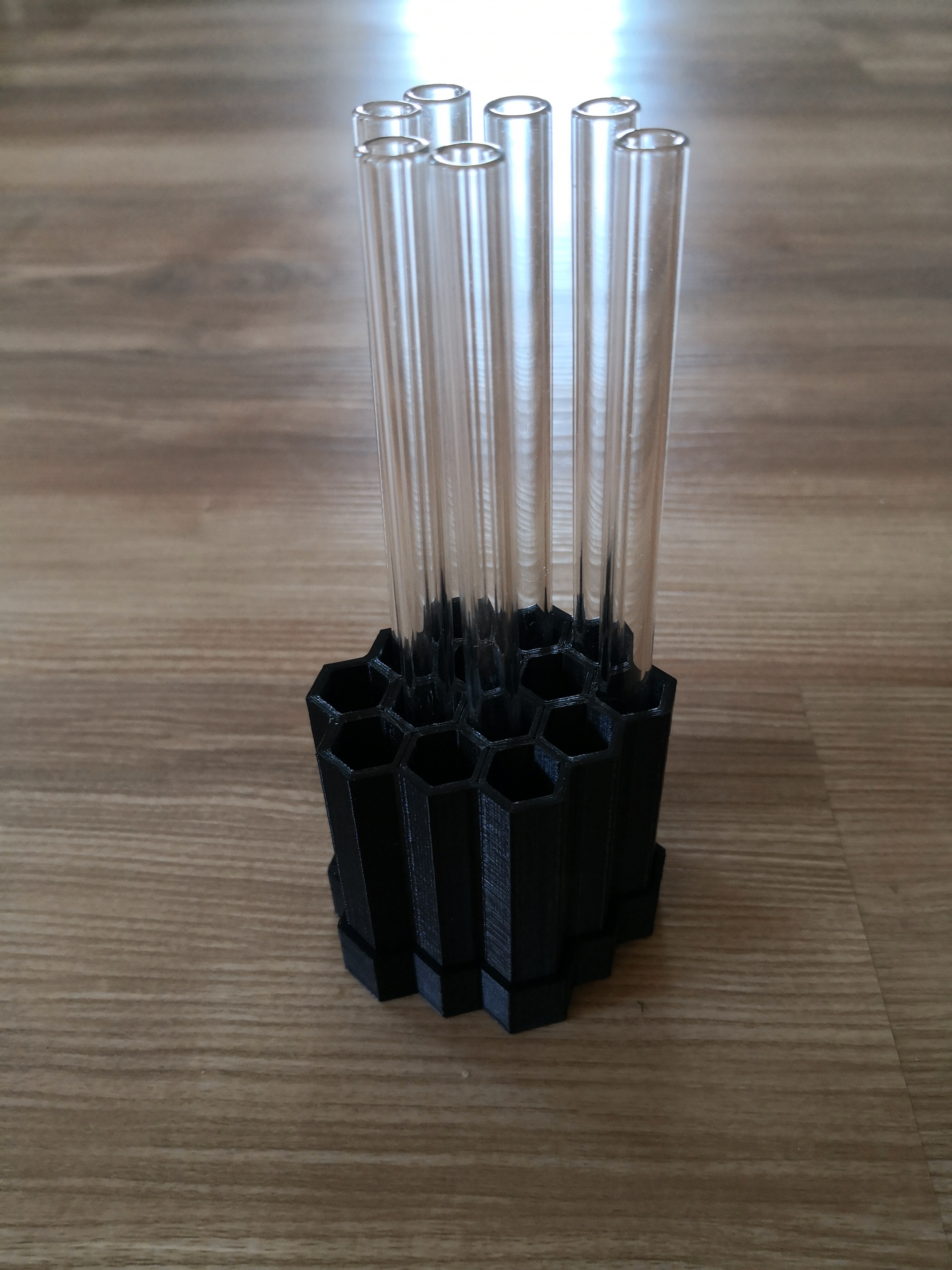 Glas straw holder