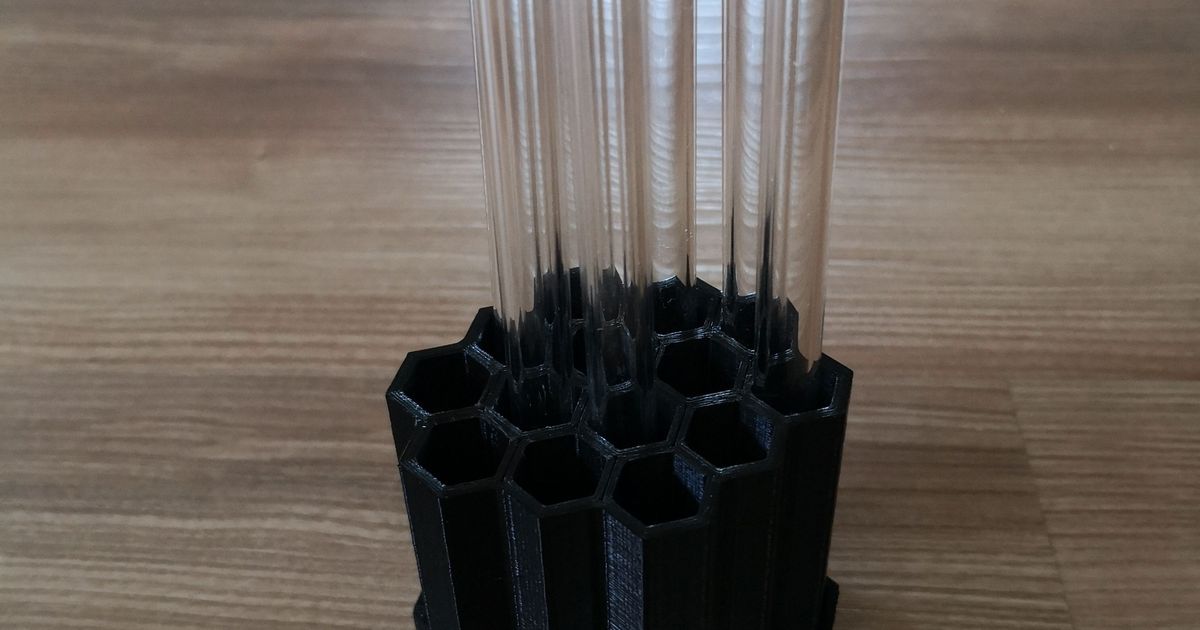 Glas straw holder by Jo Download free STL model