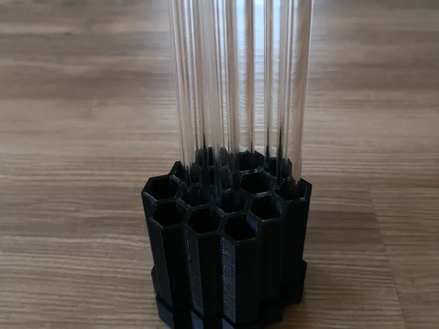 Glas straw holder