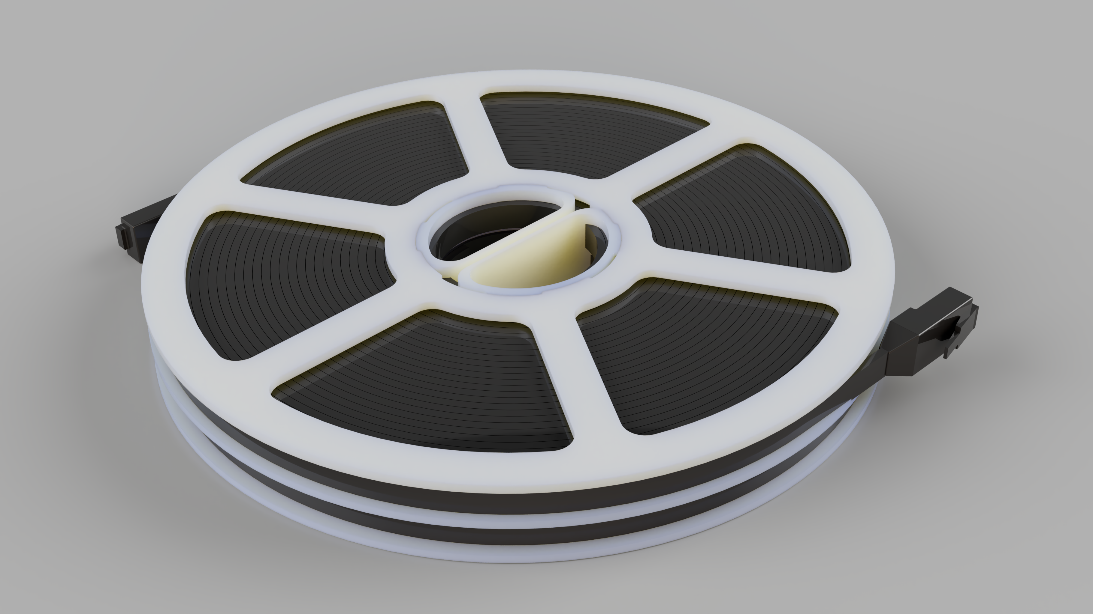 Miniatura 2 do modelo 3D cable spool ethernet cable