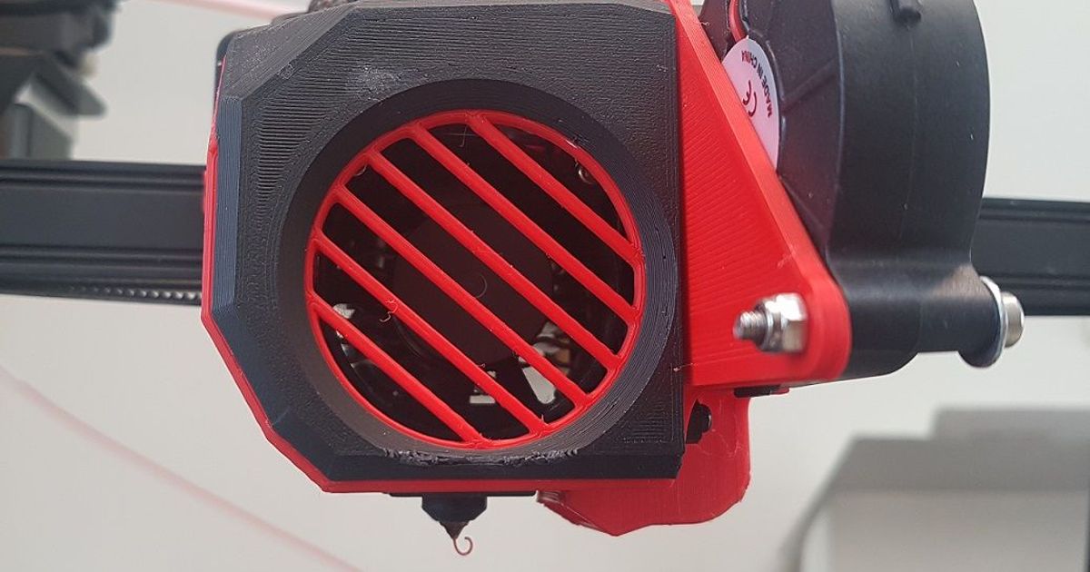 Blower Fan mount for CR10 Smart by Technik Gegg Download free STL