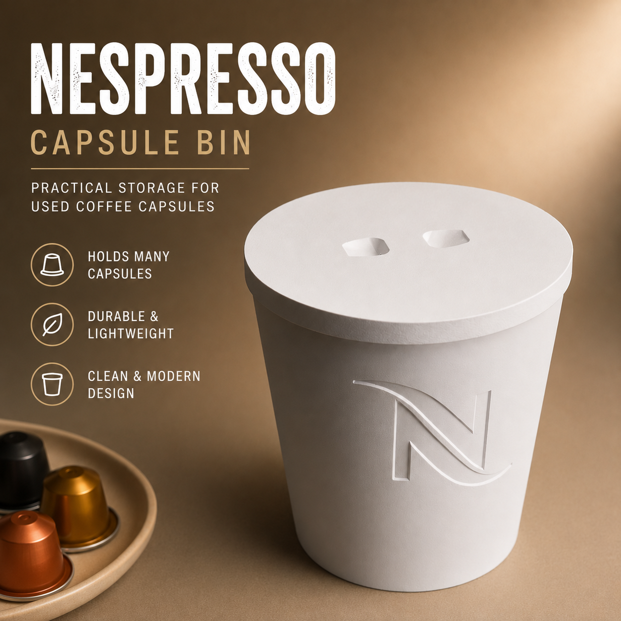Nespresso Capsule Bin - Vase Mode