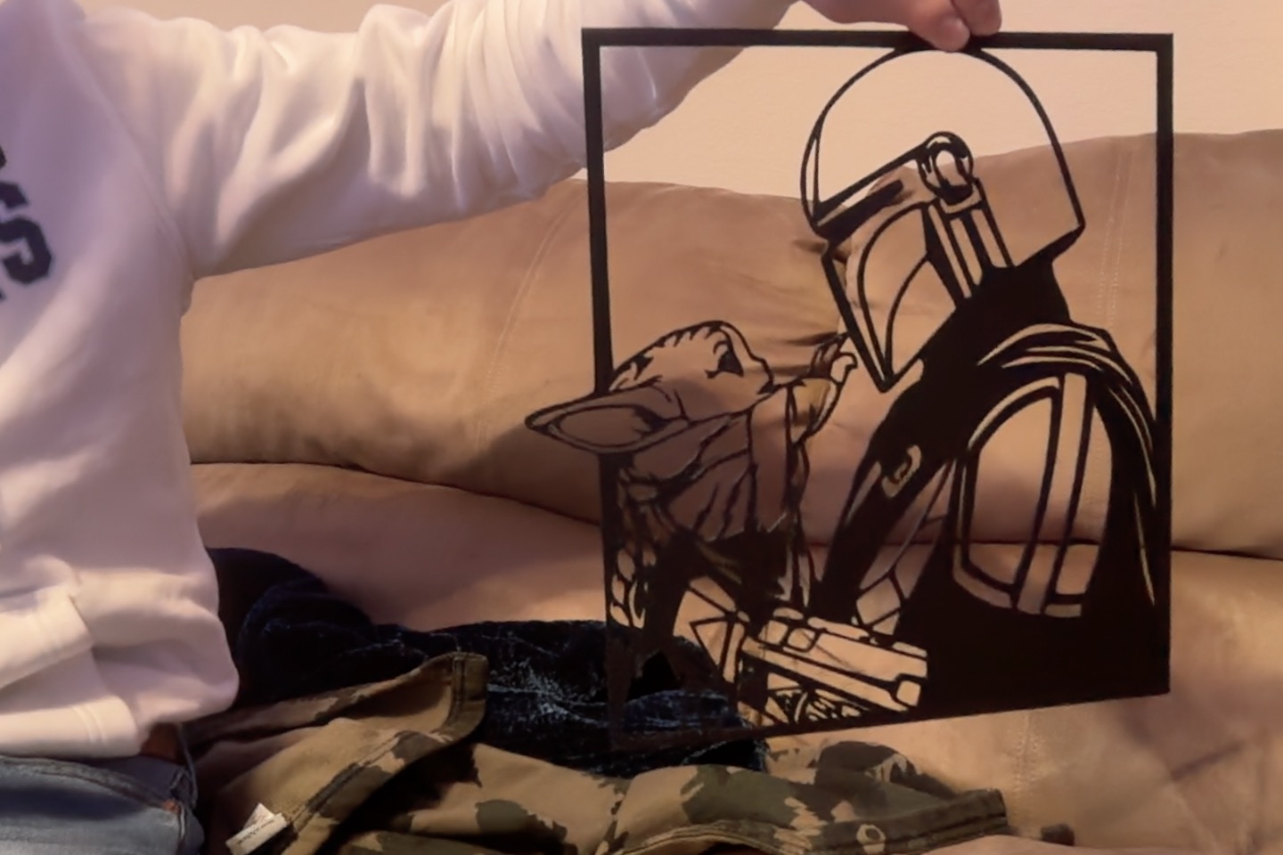 Star Wars wall art perfect for a Star Wars fan!