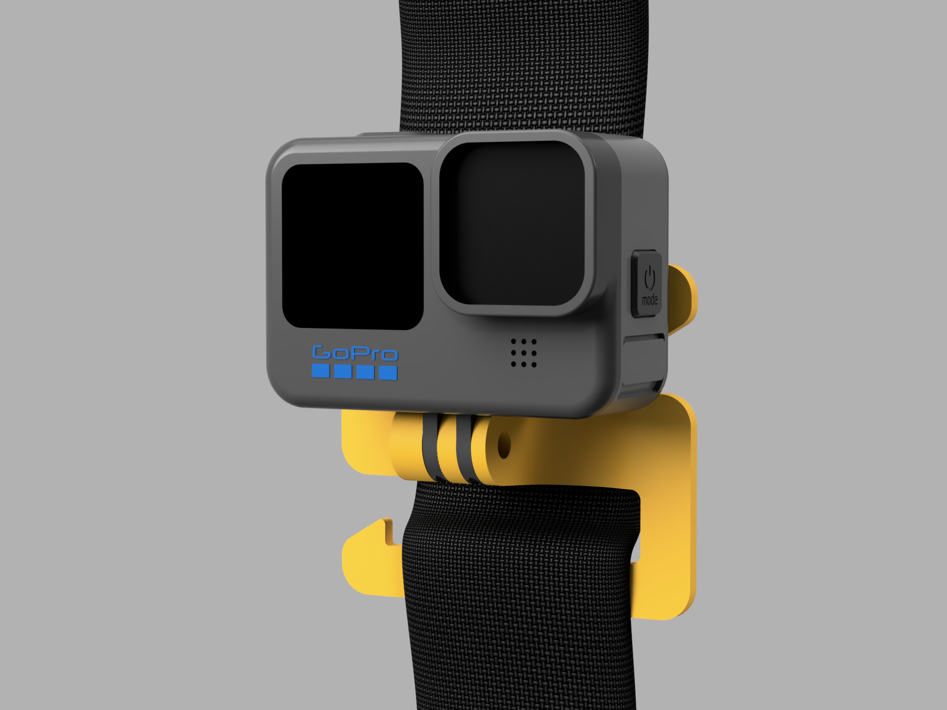 GoPro backpack mount f3d por whoisjako Descargar modelo STL gratuito Printables