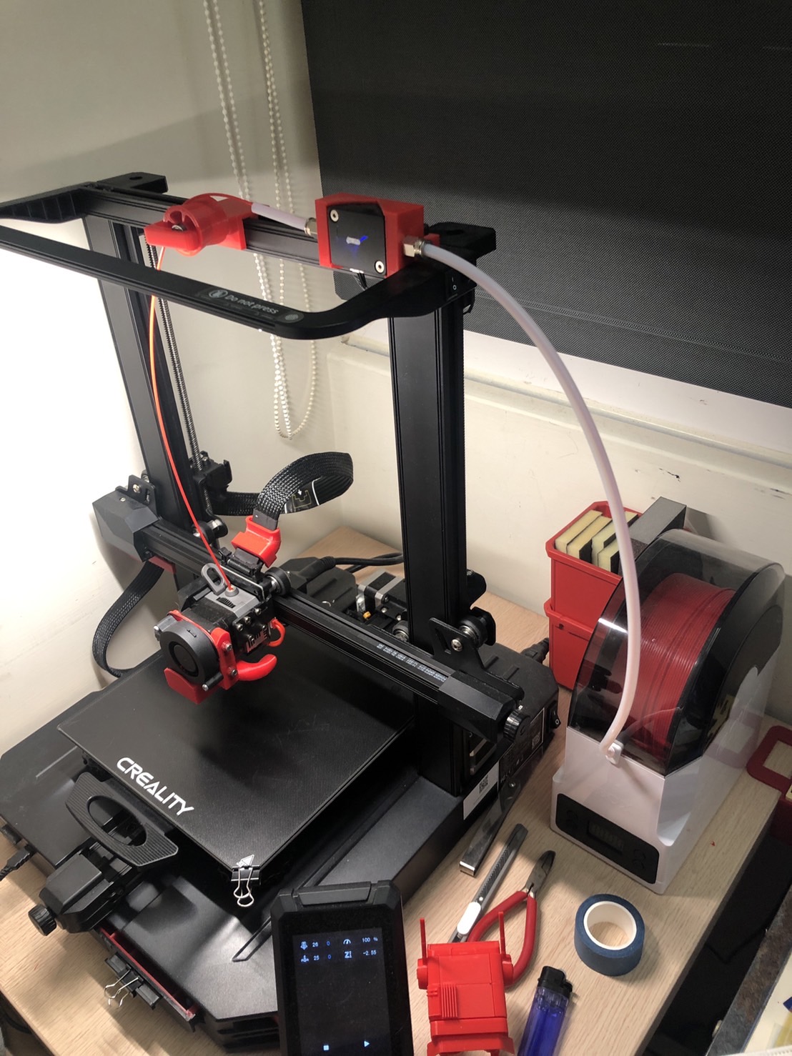 Filament Guide Setup Cooperate Drybox Ver 2.0