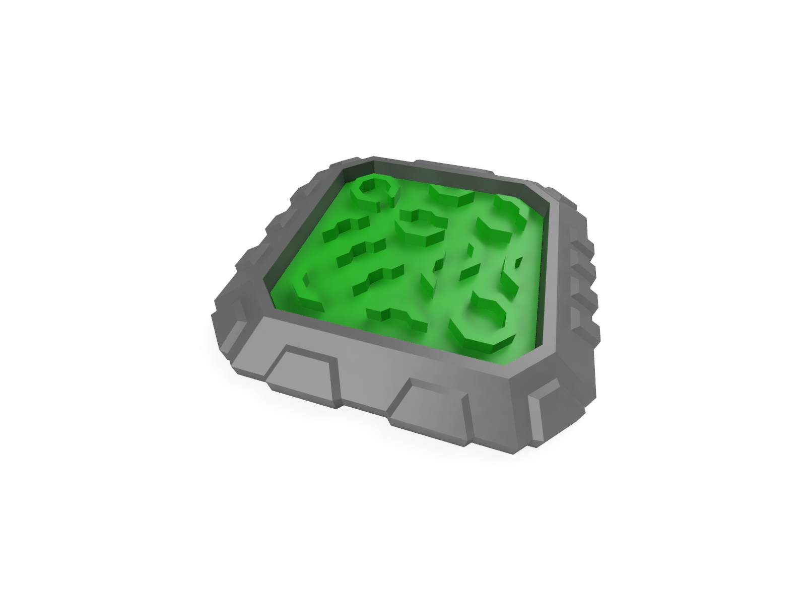 Miniatura 3 do modelo 3D Scifi Maze box
