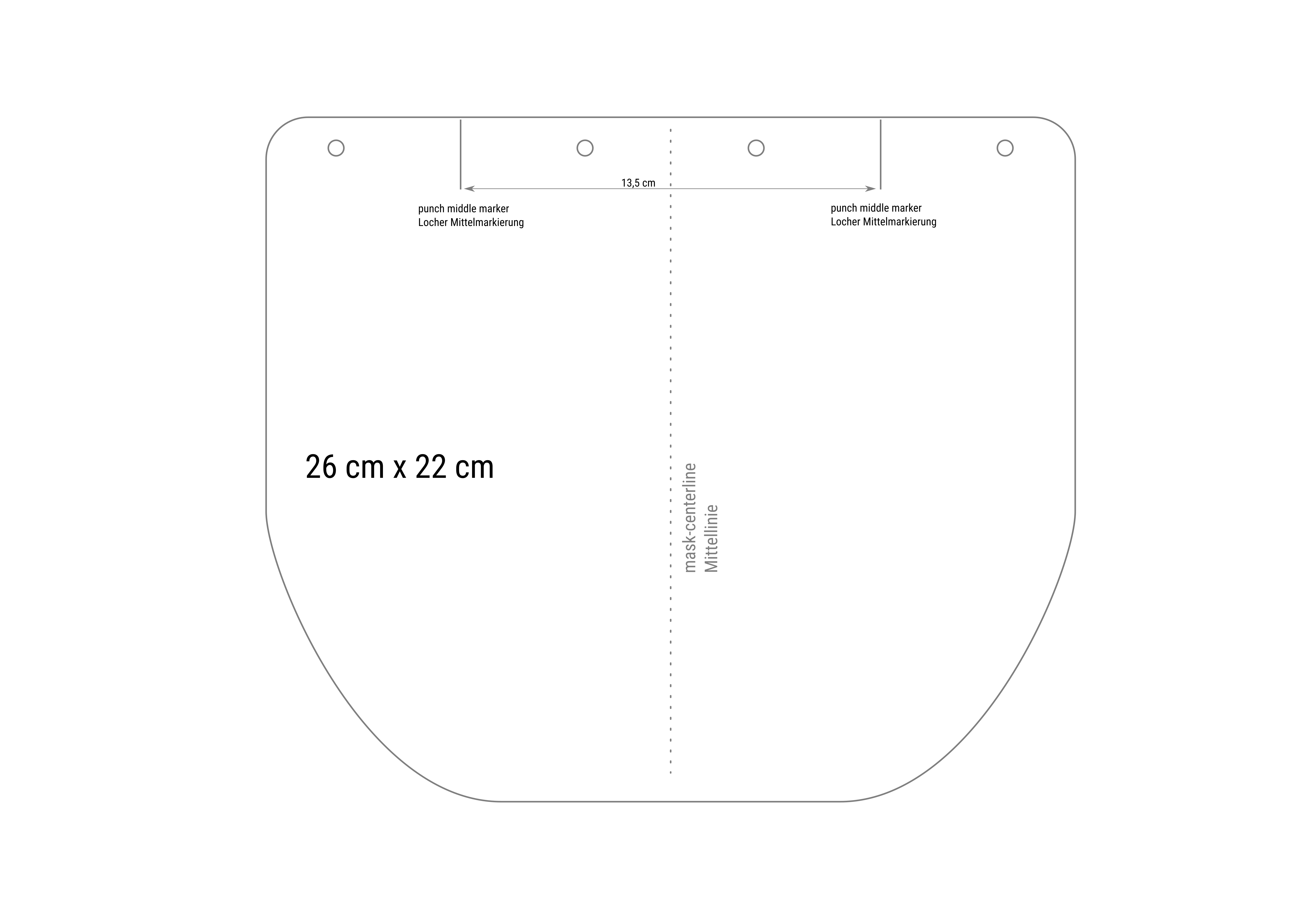 Faceshield Spremberg V1 (for Mini, stackable, default german DIN punch - ISO 838) — miniatura 4