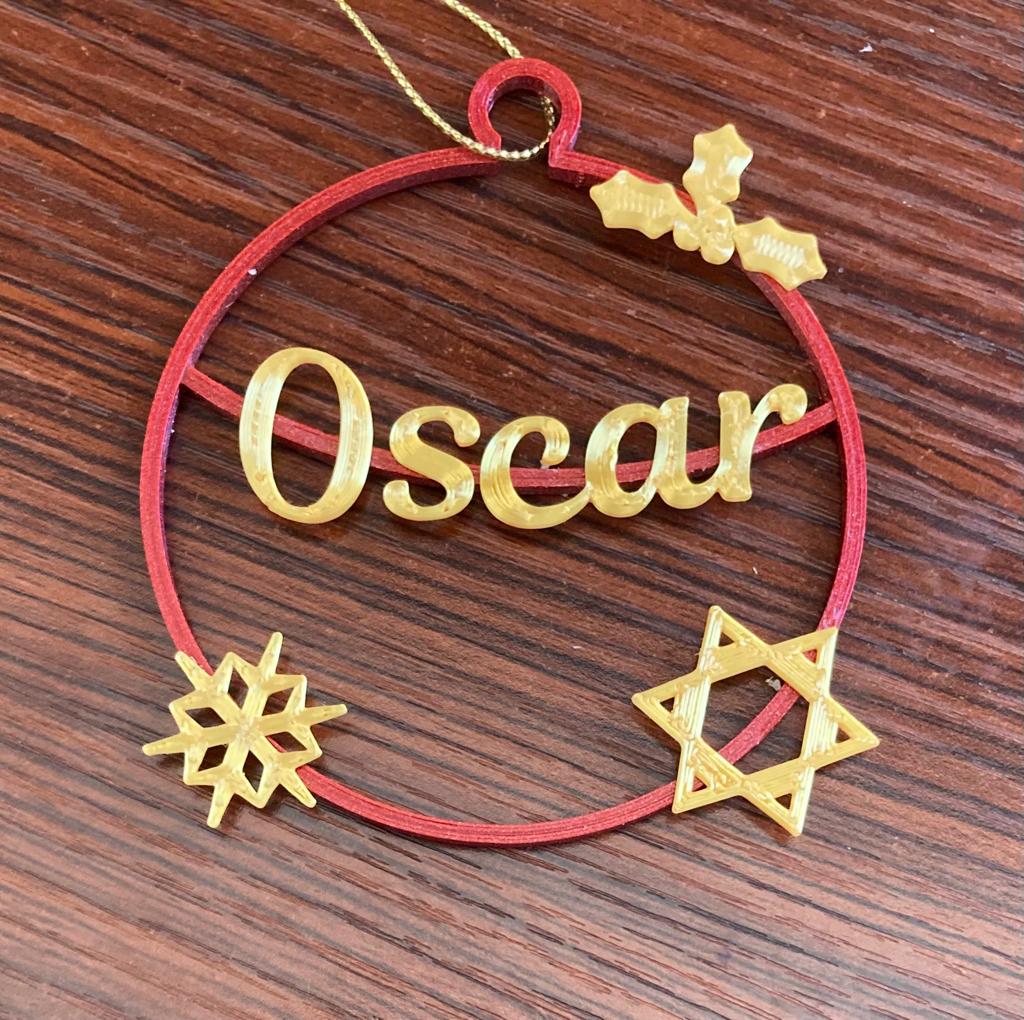 Esfera Navidad personalizado