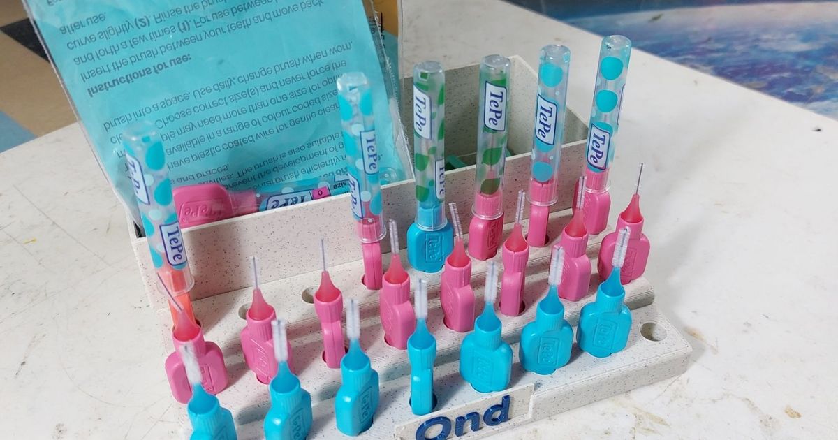 Interdental brush stand by Ondrej Download free STL model