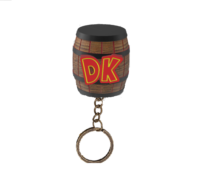Donkey kong minipillbox keychain