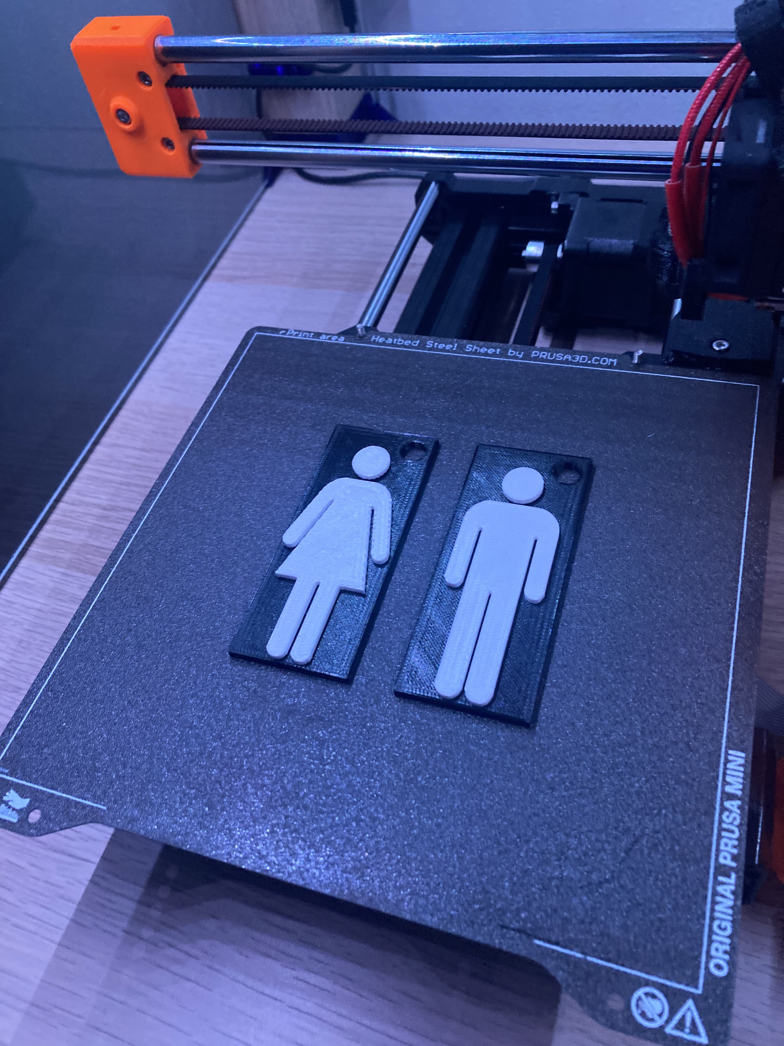 WC/Toilet keytag Man / Woman