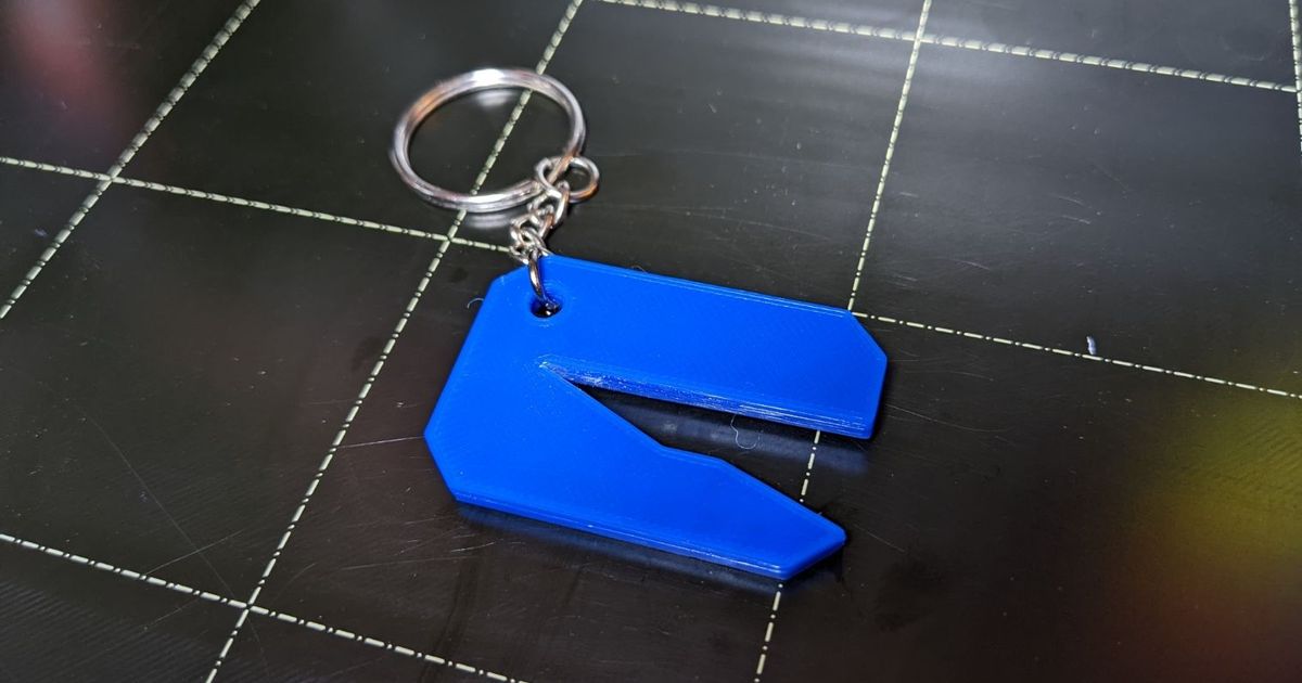Keychain Safety Letter Opener by EG3Dprinting Download free STL model