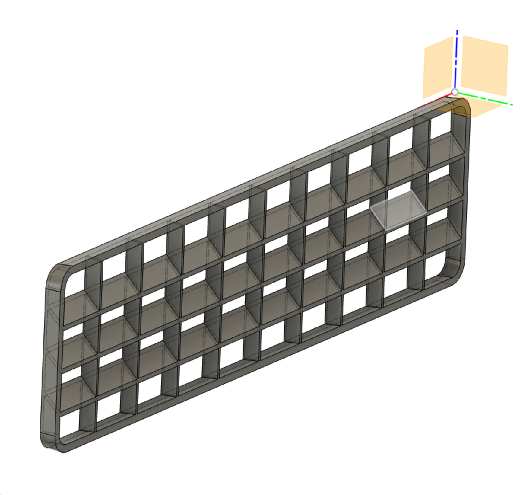 Basic Telsa Model Y Floor Vent Cover (and 3, I assume) von Bryan Stansell, Kostenloses STL-Modell herunterladen