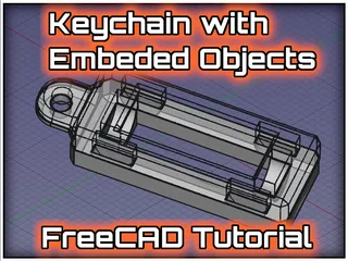 Level Keychain with Embedded Magnets