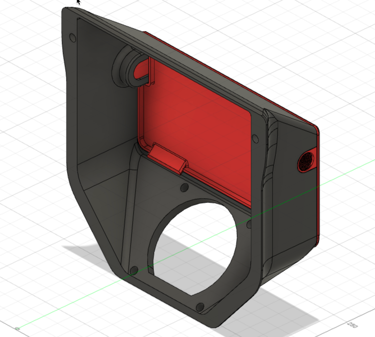 Voron 2 4 exhaust filter side entry ptfe tubing by maverick ng