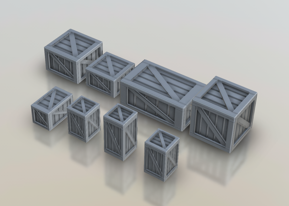 28mm Wargame Crates