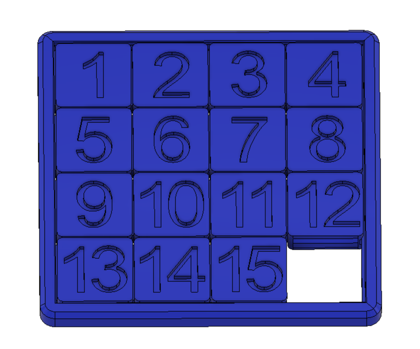 Numbered Tile Puzzle
