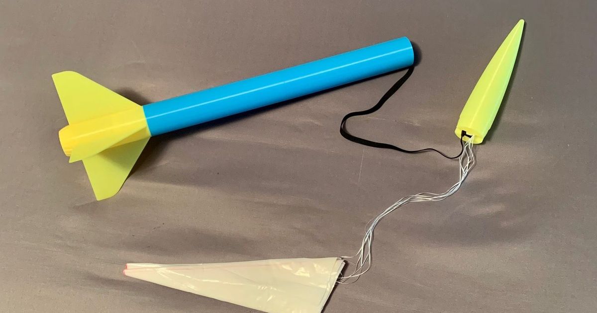 Model Rocket DIY v2 by TperroneDesign Download free STL model