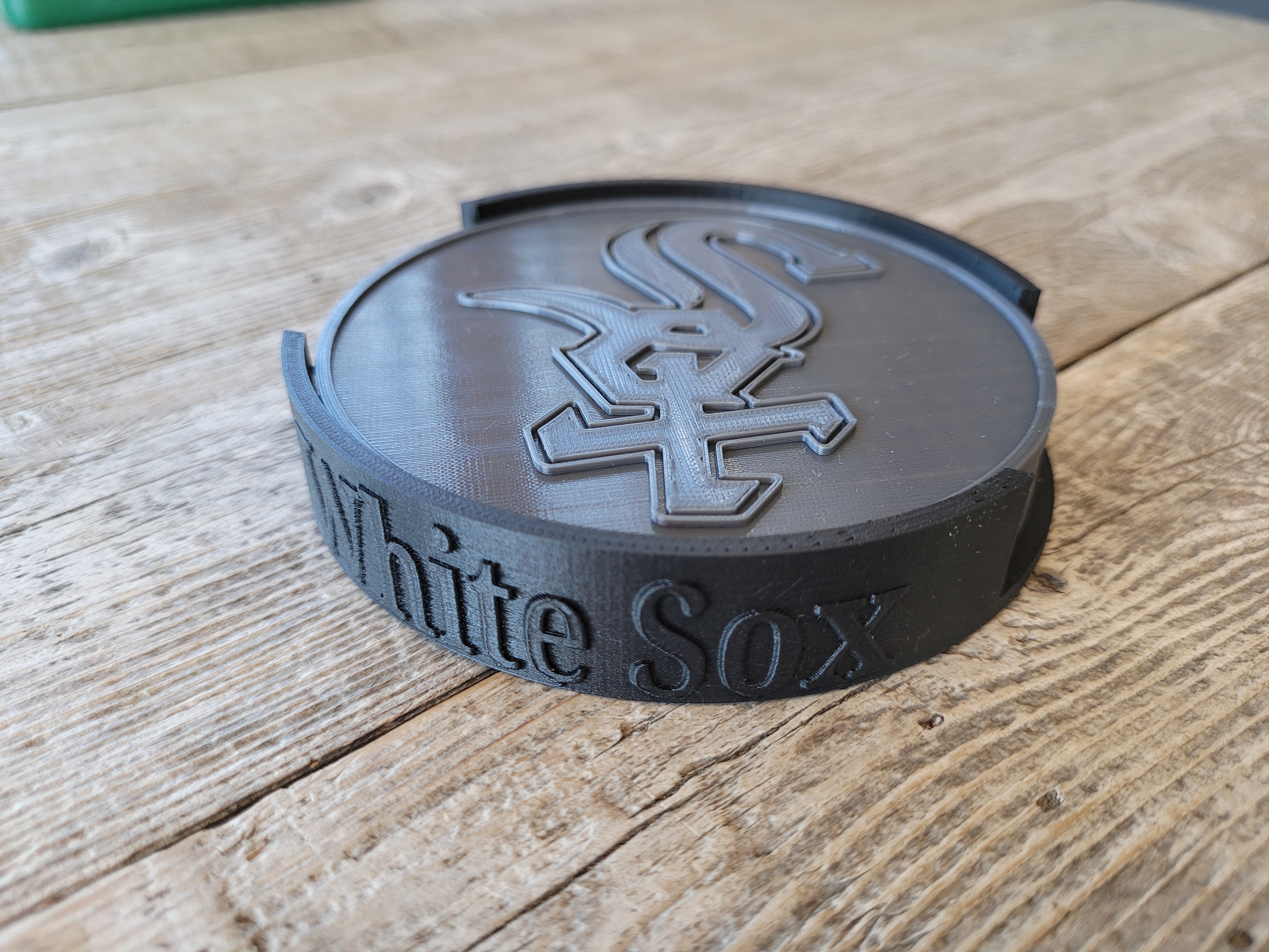 Chicago White Sox coaster and coaster holder