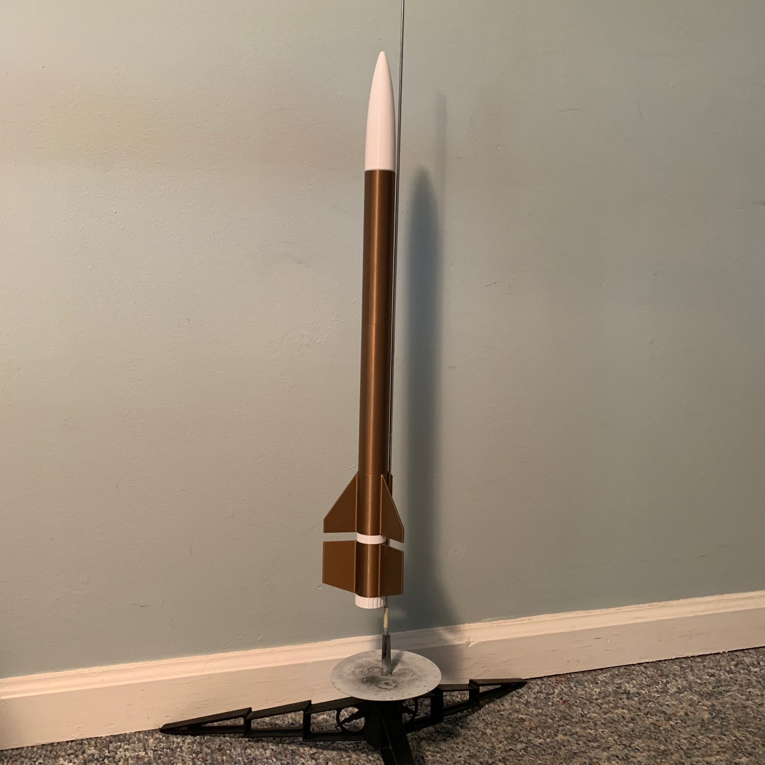 Split Fin Model Rocket by TperroneDesign | Download free STL model ...