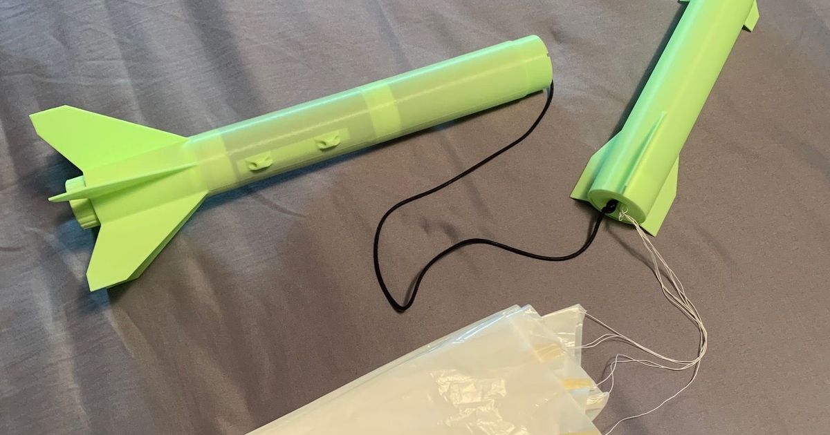 Starship Style Model Rocket v2 by TperroneDesign Download free STL