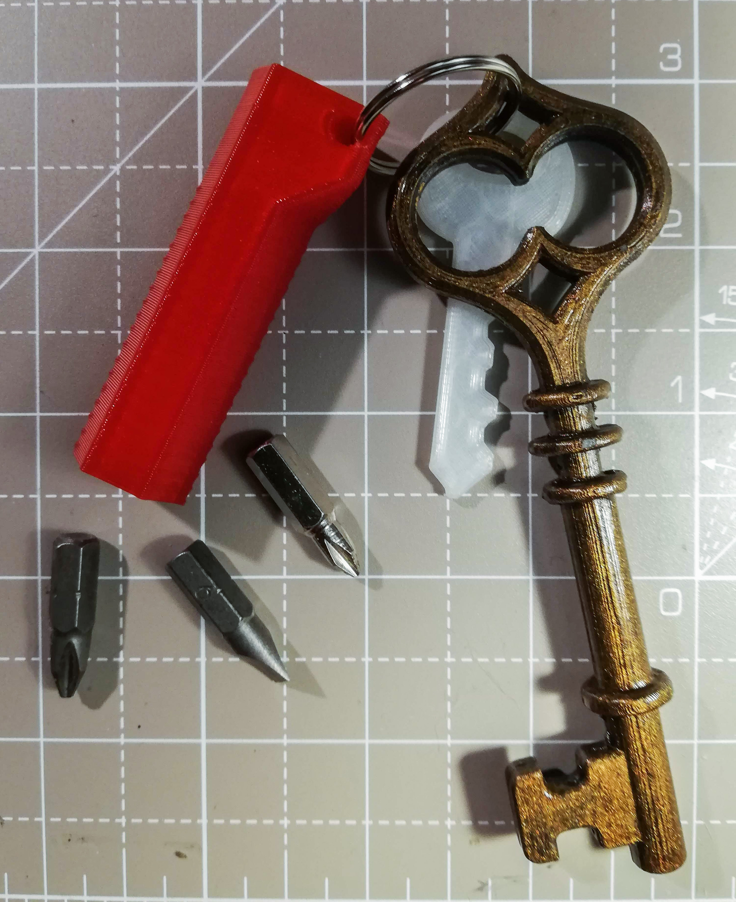 Keychain bit driver by Joakim Bidebo Download free STL model