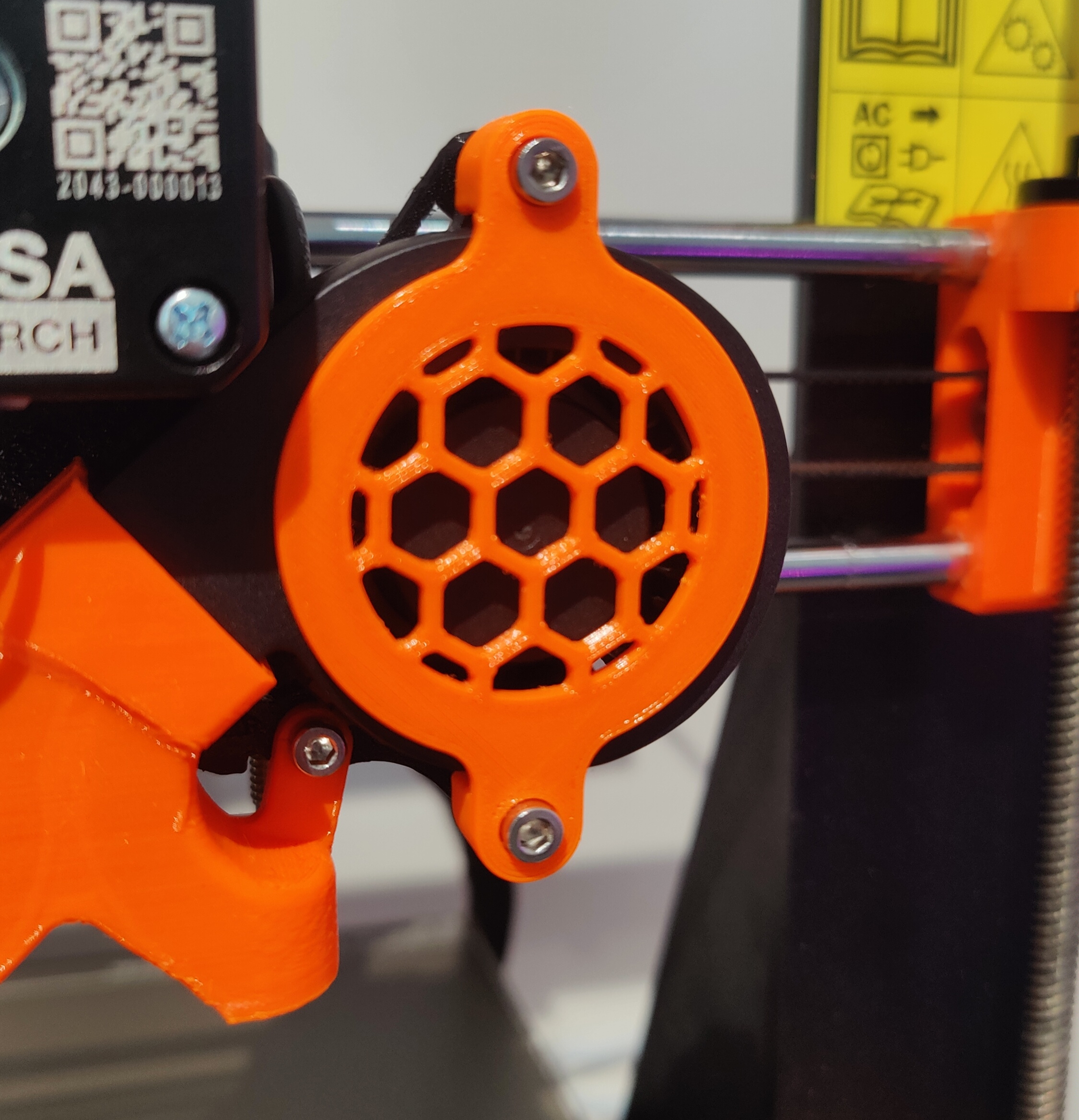 MK3S+ print fan shroud (for Delta-P fan mod)