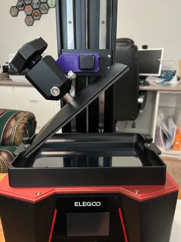 Elegoo Saturn 2 Build Plate Drip Mount