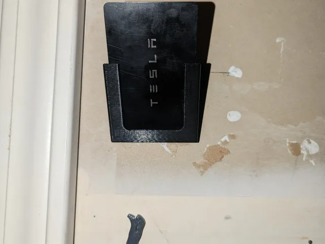 Tesla key card holder
