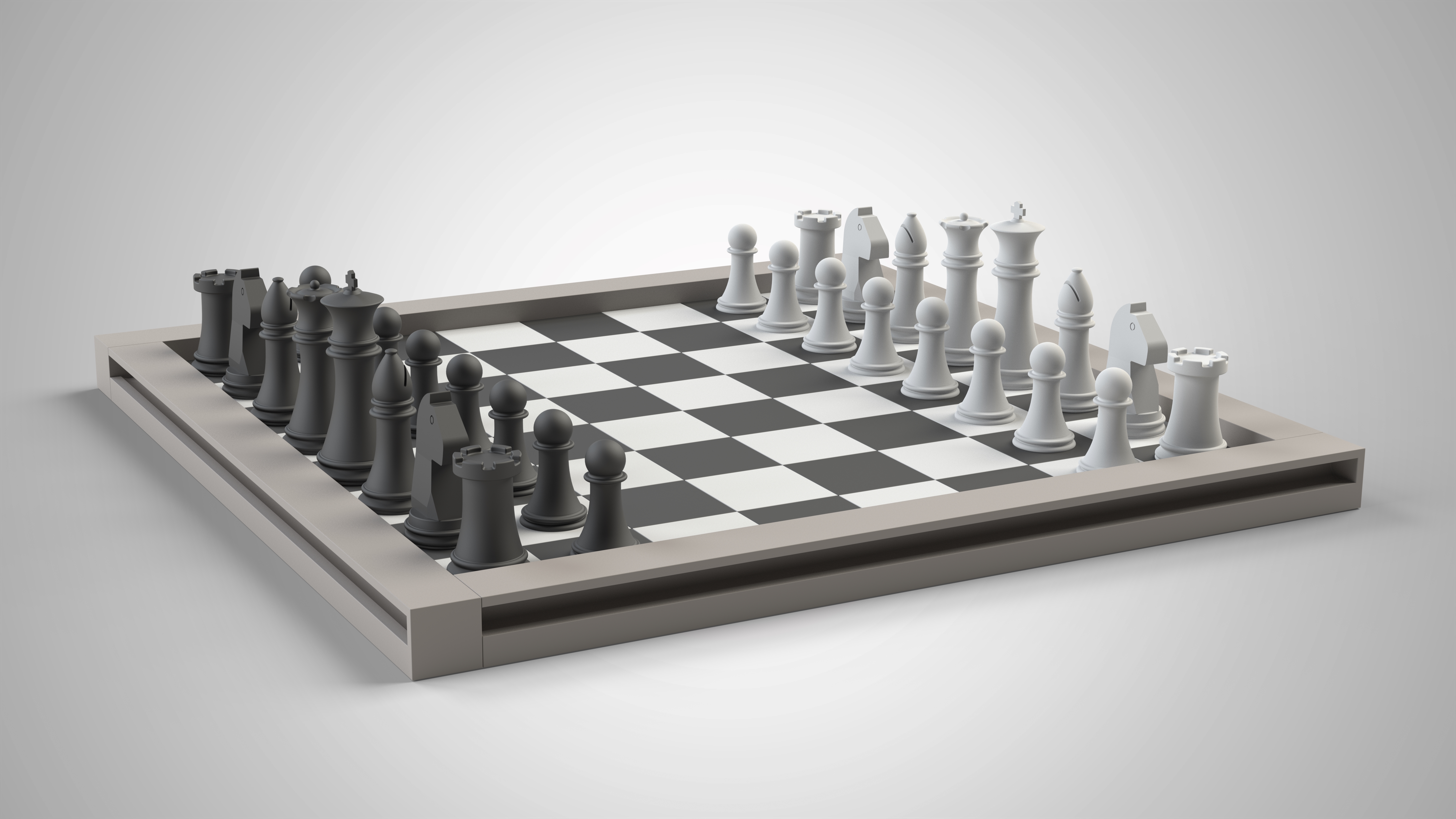 Jigsaw Puzzle Chess Board