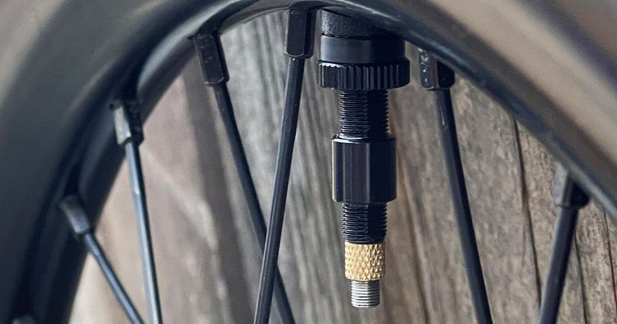 Presta Valve to Schrader Rim Adapter by brianpark Download free STL model