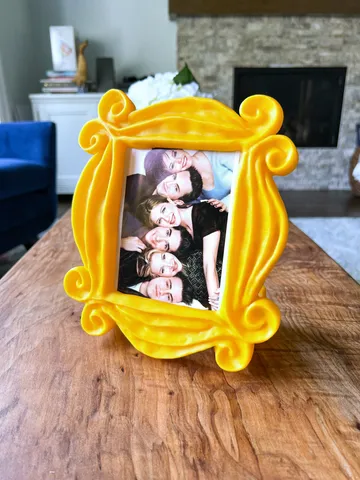 Friends Yellow Peephole Picture Frame