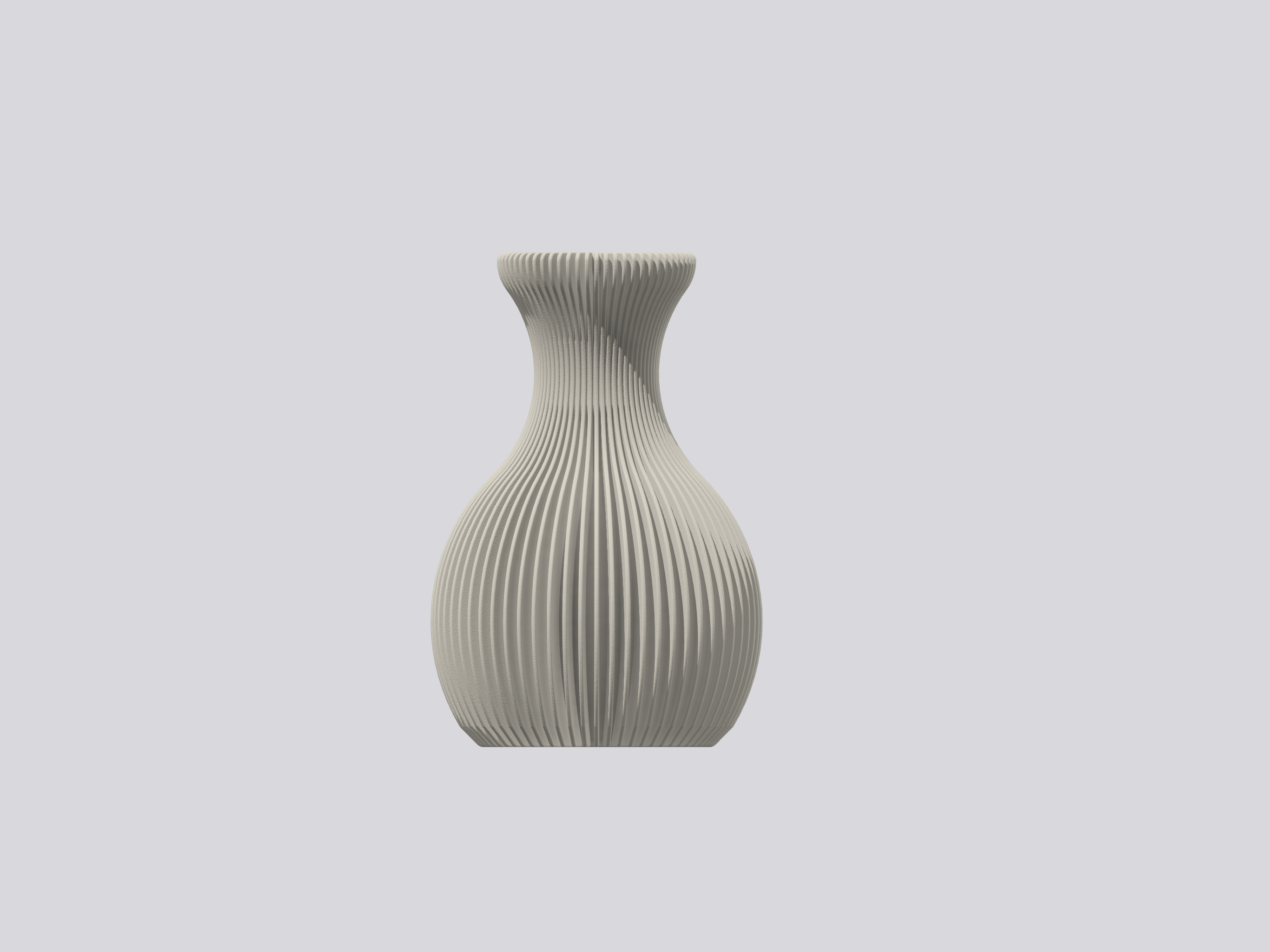 Finned Vase
