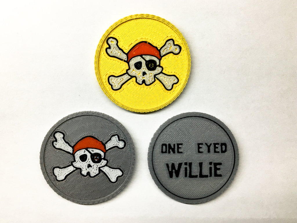 Goonies Pirate Coin (multi-material)