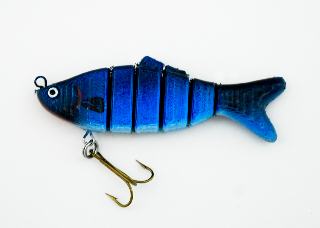 Jointed Swiming Lure (Fabric Printing)