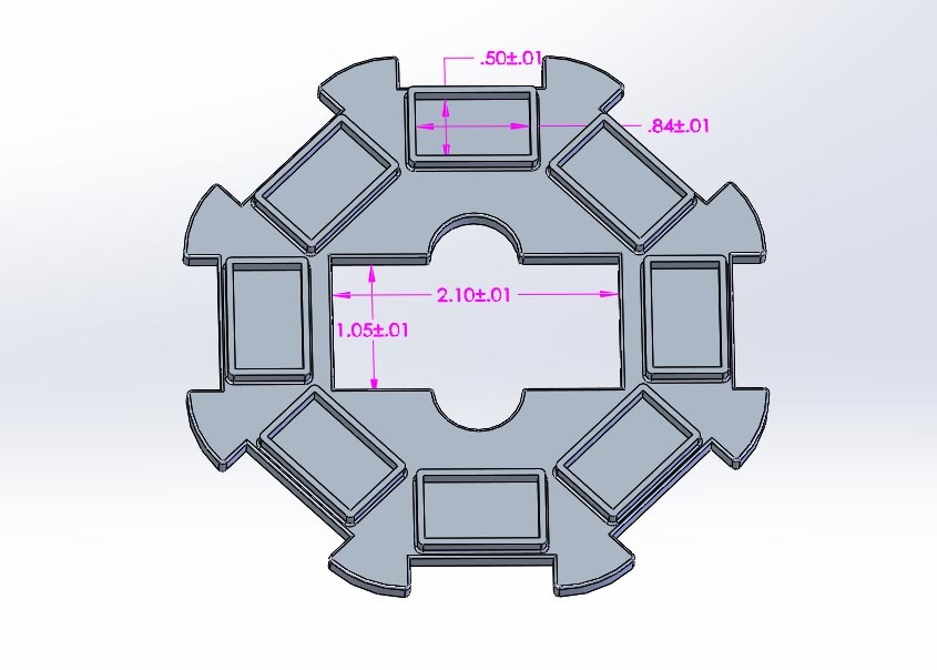 Mexican Train Domino Hub by sthone Download free STL model