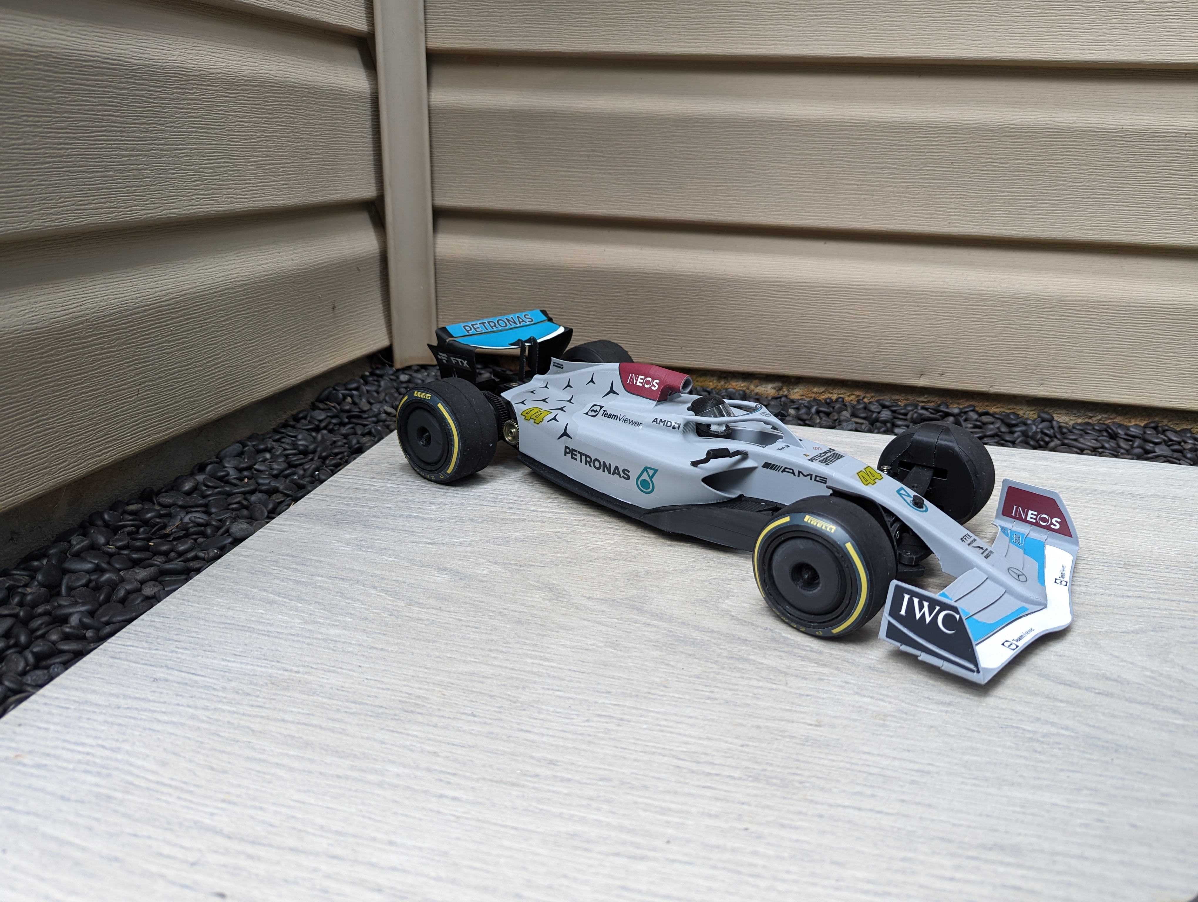 RC F1: HPD EVO Optional F1 2022 Front and Rear Wings for Narrow Body